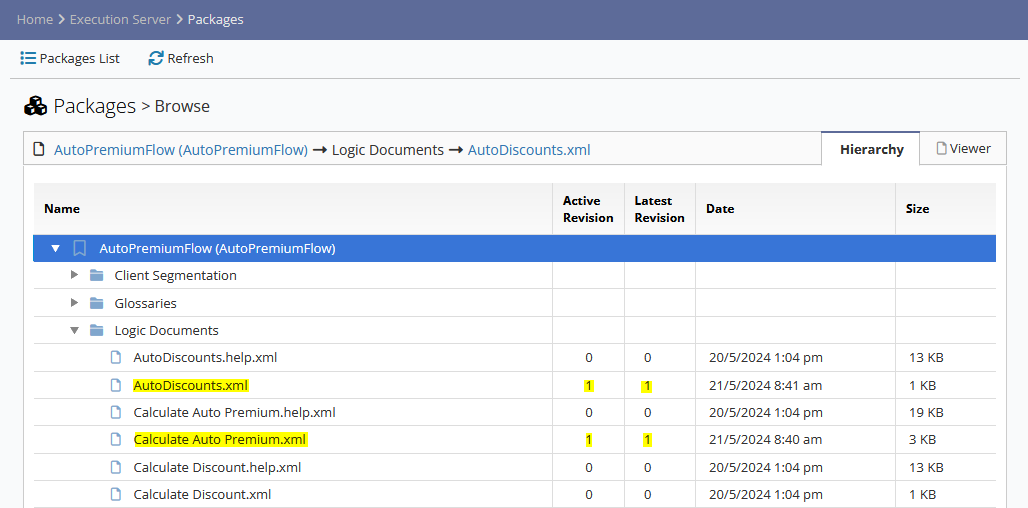 Manage-online-decision-service-logic-versions