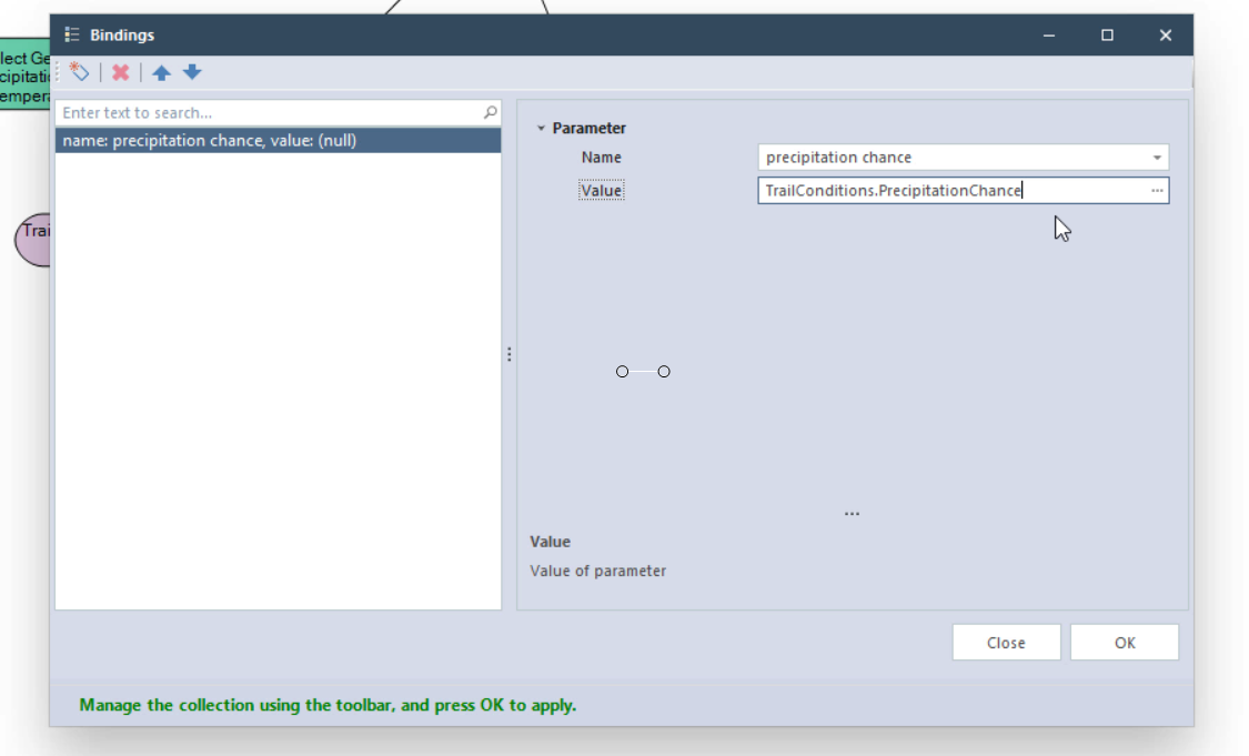 add parameters