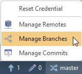 Manage branches