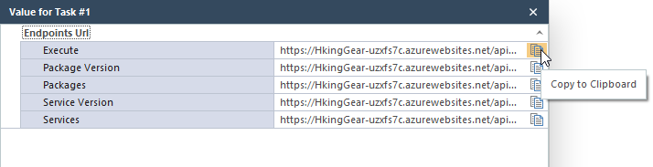 Copy Execute URL FOR How To